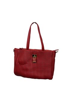 RED WOMEN'S SHOPPING BAG IN ROCCO BAROCCO ECO-LEATHER ROCCO BAROCCO | RBRB8301ROSSO